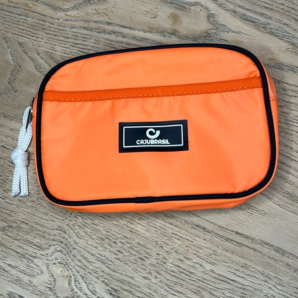 Cajubrasil Pochete Belt Bag Crossbody Orange Tangerine Active Sporty Colorful